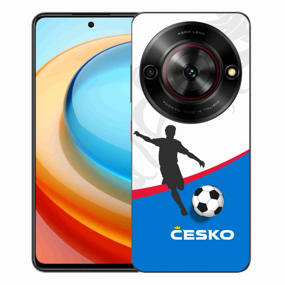 Gelový kryt mmCase na ZTE Blade A75 - fotbal Česko 1