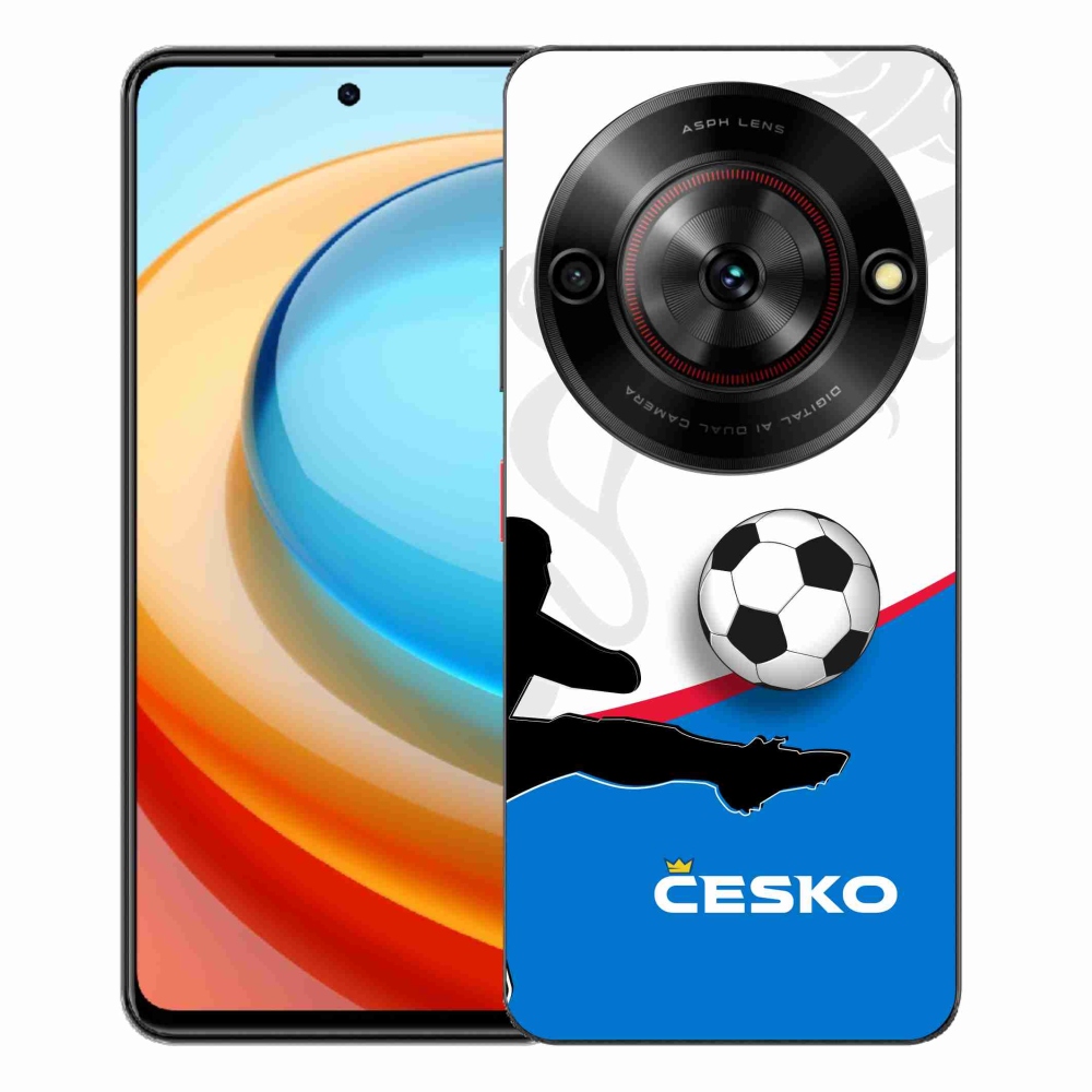 Gelový kryt mmCase na ZTE Blade A75 - fotbal Česko 3