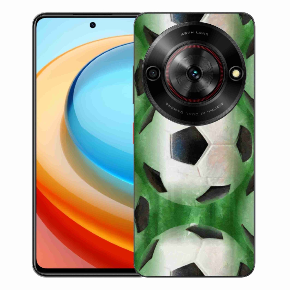 Gelový kryt mmCase na ZTE Blade A75 - fotbalový míč