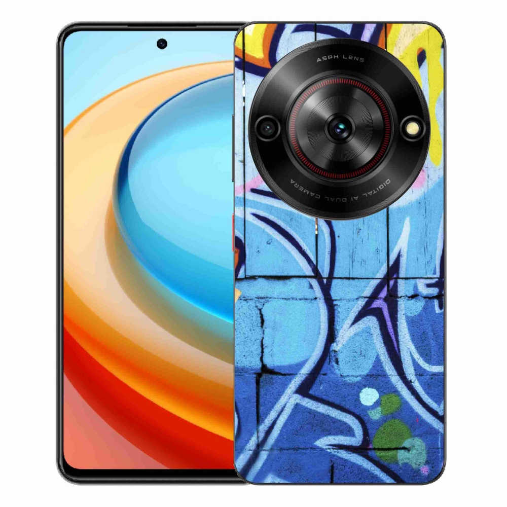 Gelový kryt mmCase na ZTE Blade A75 - graffiti