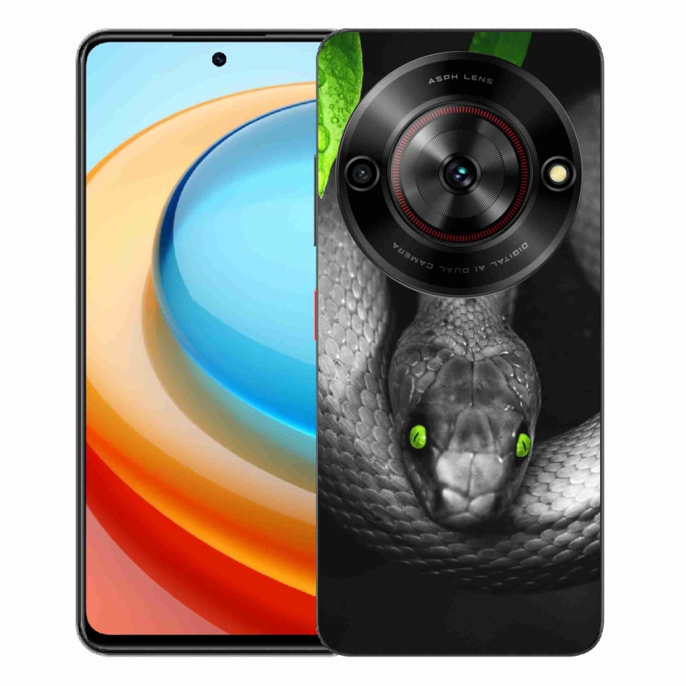 Gelový kryt mmCase na ZTE Blade A75 - had