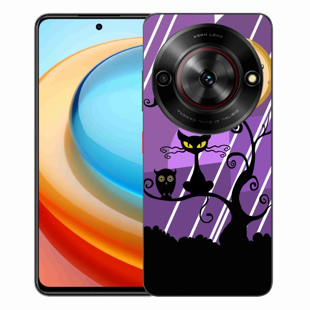 Gelový kryt mmCase na ZTE Blade A75 - halloween