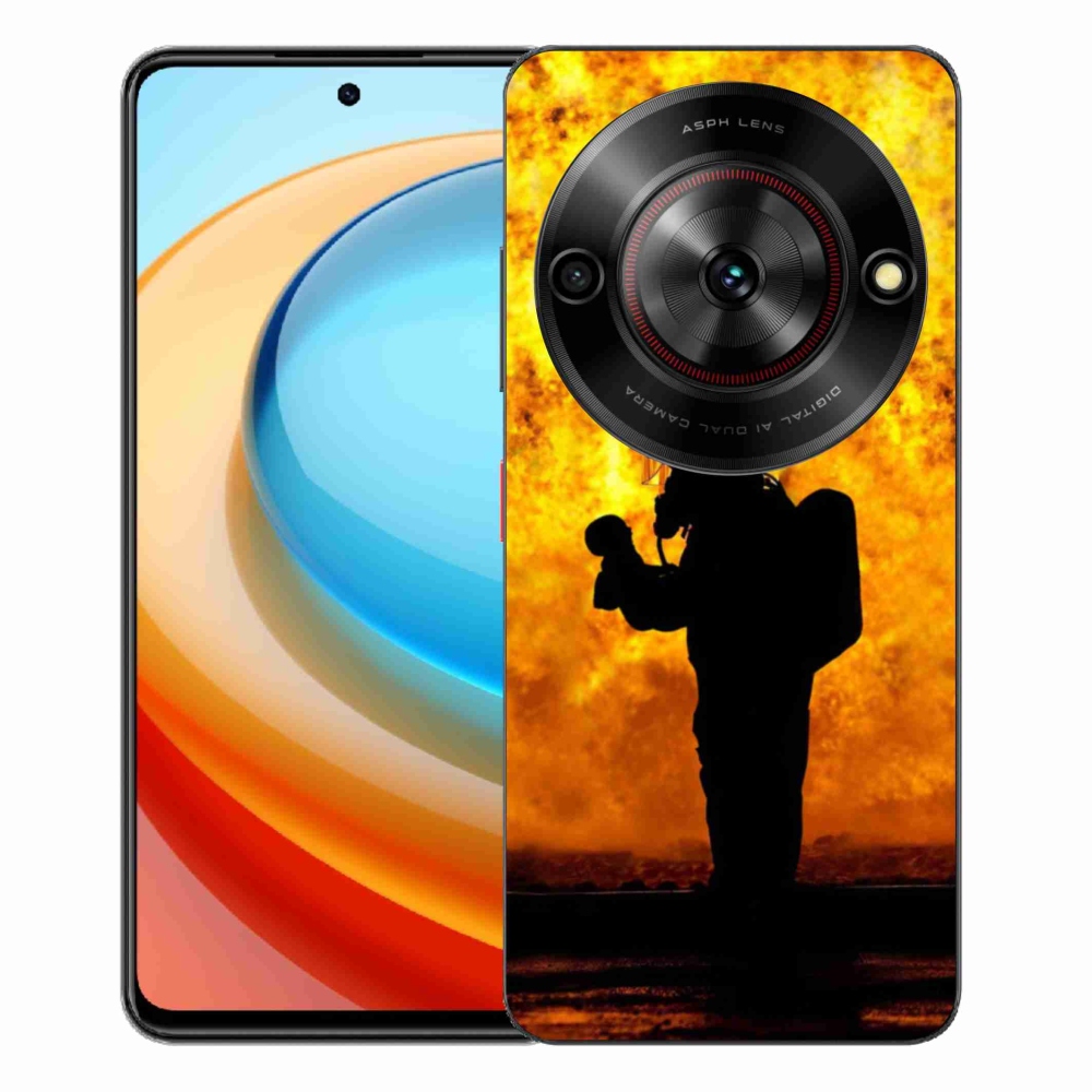 Gelový kryt mmCase na ZTE Blade A75 - hasič