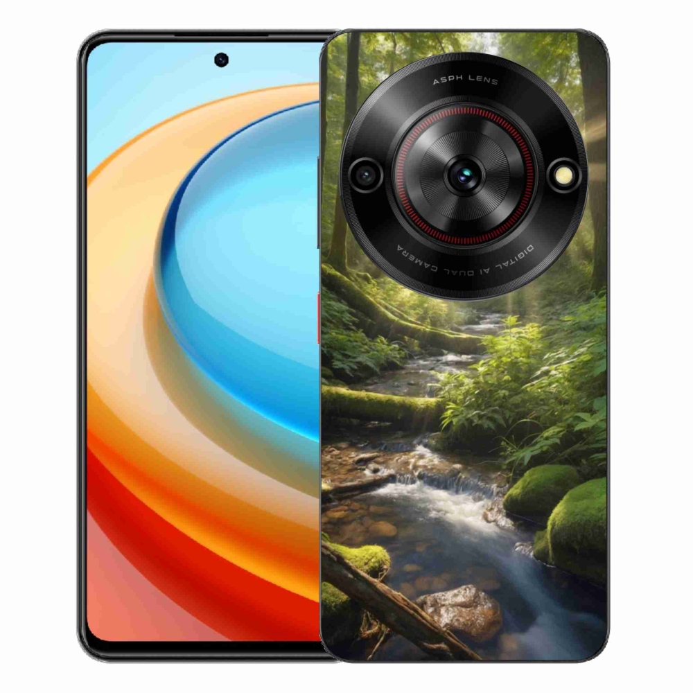 Gelový kryt mmCase na ZTE Blade A75 - hlubina lesa
