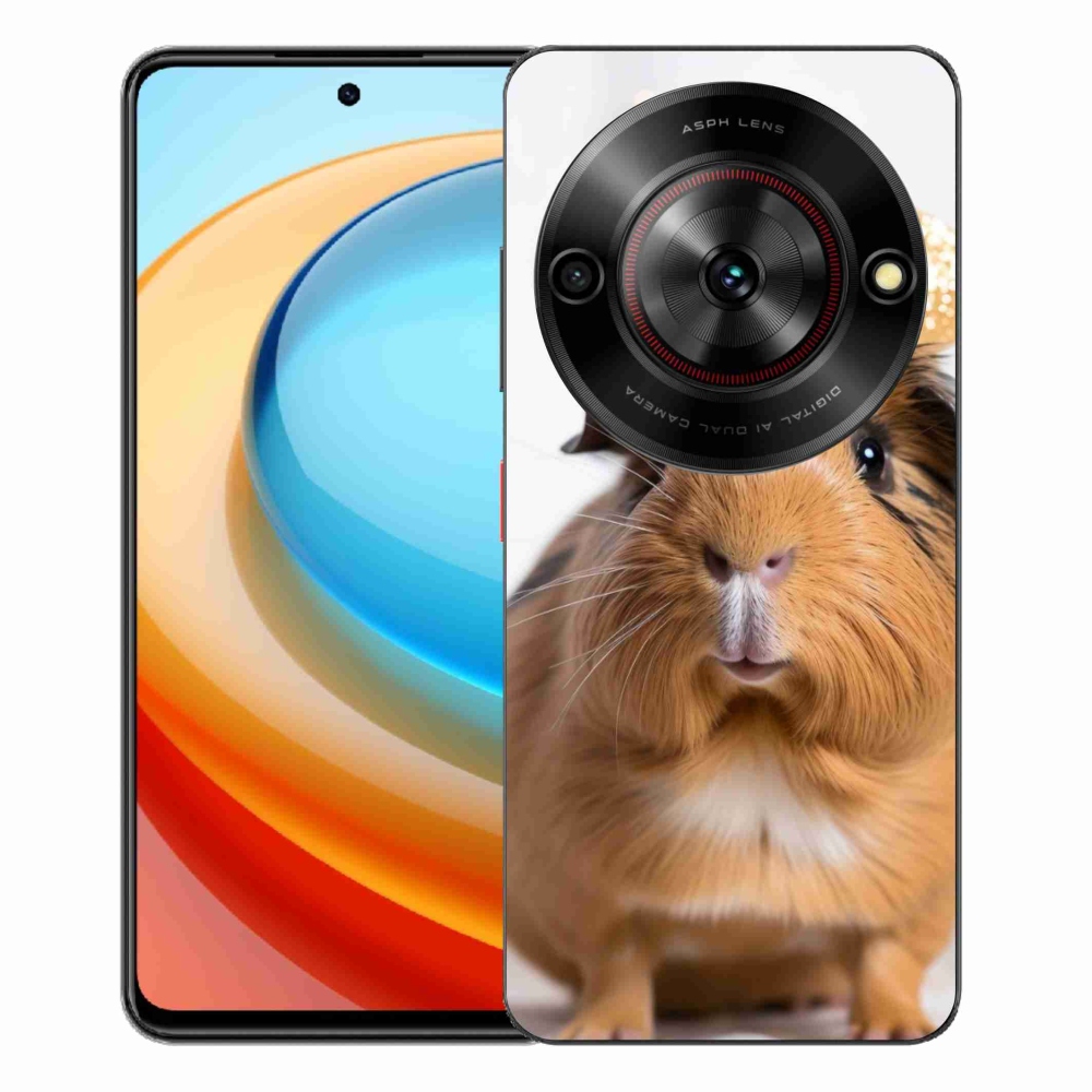 Gelový kryt mmCase na ZTE Blade A75 - hnědé morče