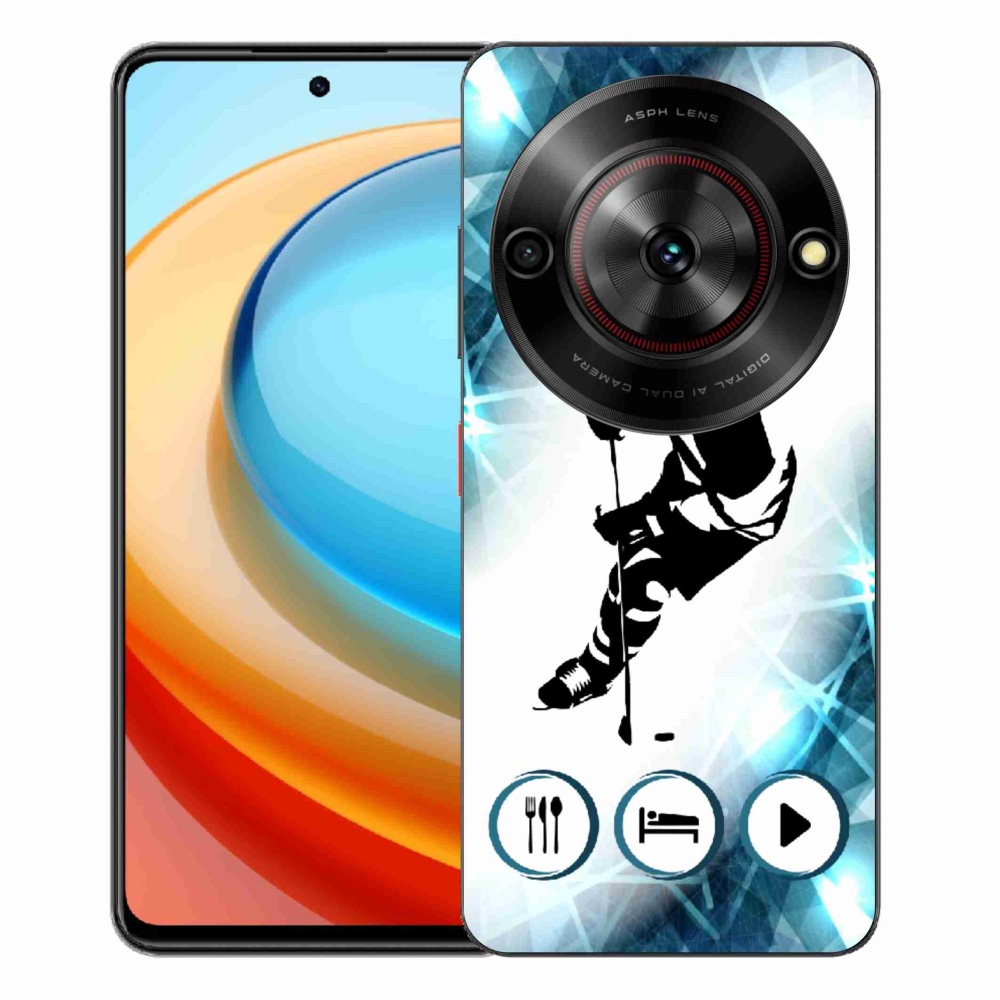 Gelový kryt mmCase na ZTE Blade A75 - hokej 1