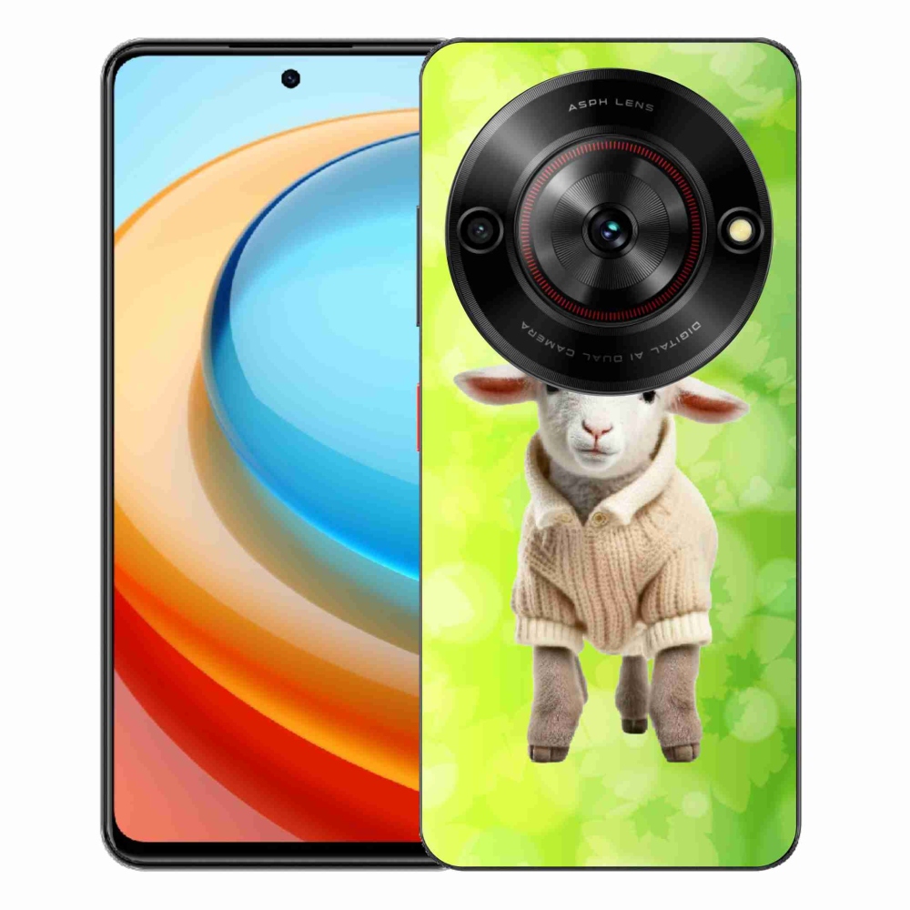 Gelový kryt mmCase na ZTE Blade A75 - jehně ve svetru