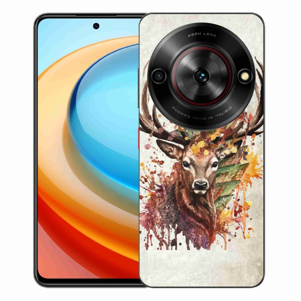 Gelový kryt mmCase na ZTE Blade A75 - jelen 1