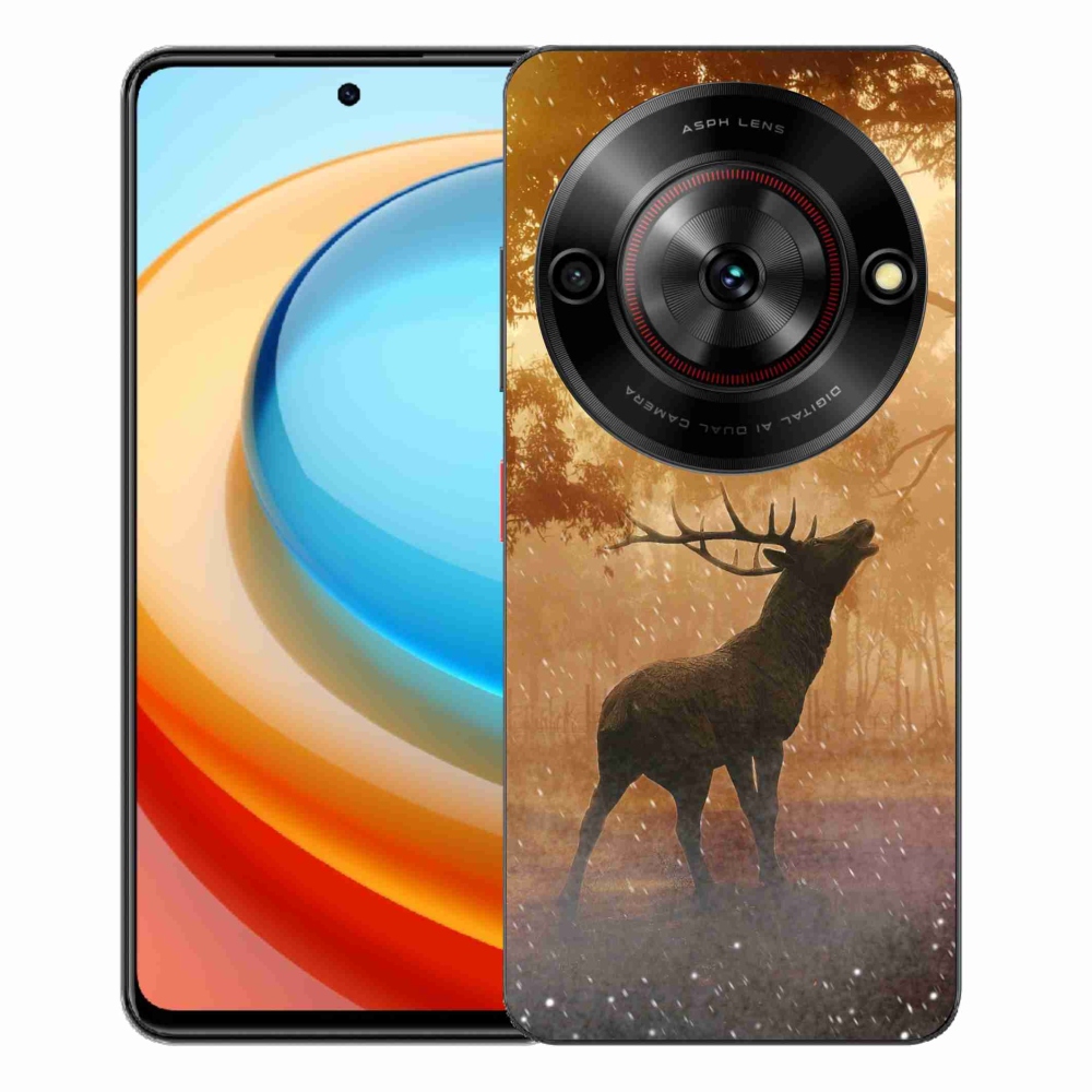 Gelový kryt mmCase na ZTE Blade A75 - jelen v říji