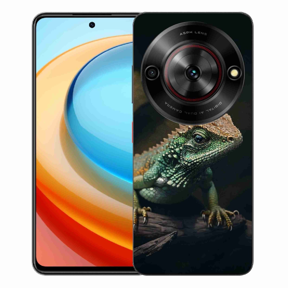 Gelový kryt mmCase na ZTE Blade A75 - ještěr