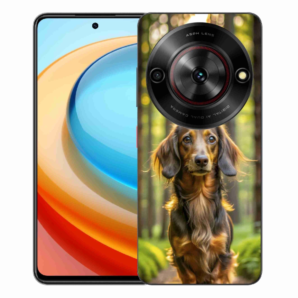 Gelový kryt mmCase na ZTE Blade A75 - jezevčík 4