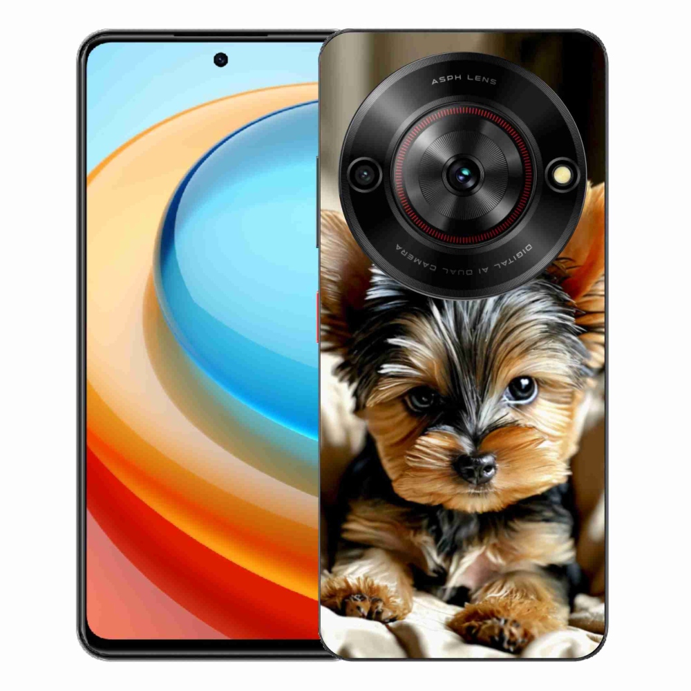Gelový kryt mmCase na ZTE Blade A75 - jorkšír 11