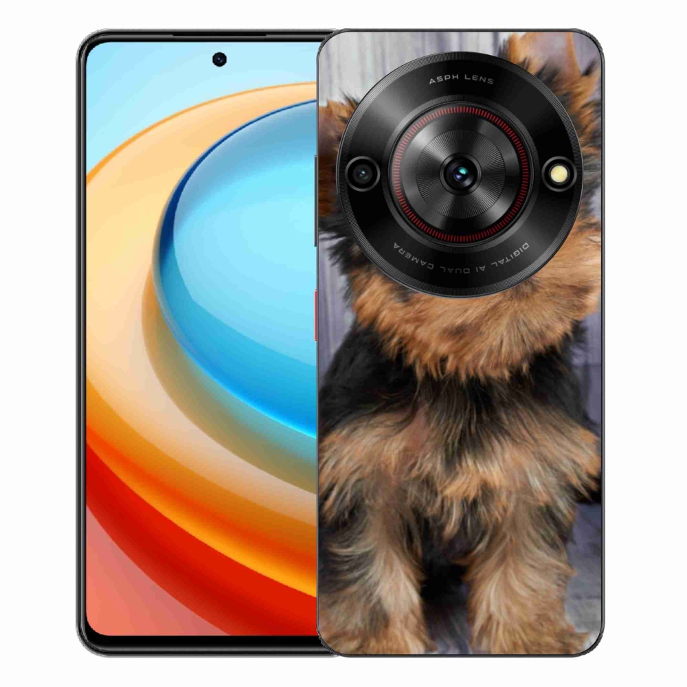 Gelový kryt mmCase na ZTE Blade A75 - jorkšír 9