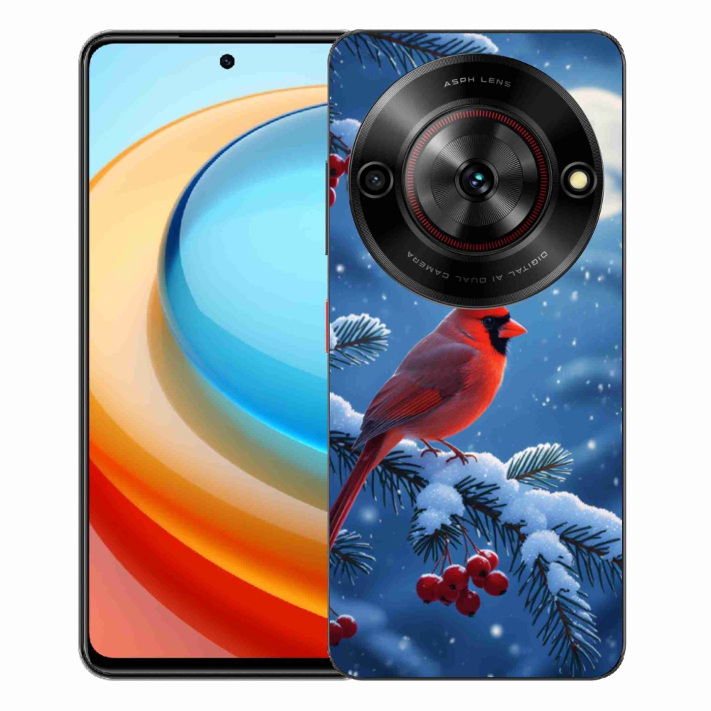 Gelový kryt mmCase na ZTE Blade A75 - kardinál červený