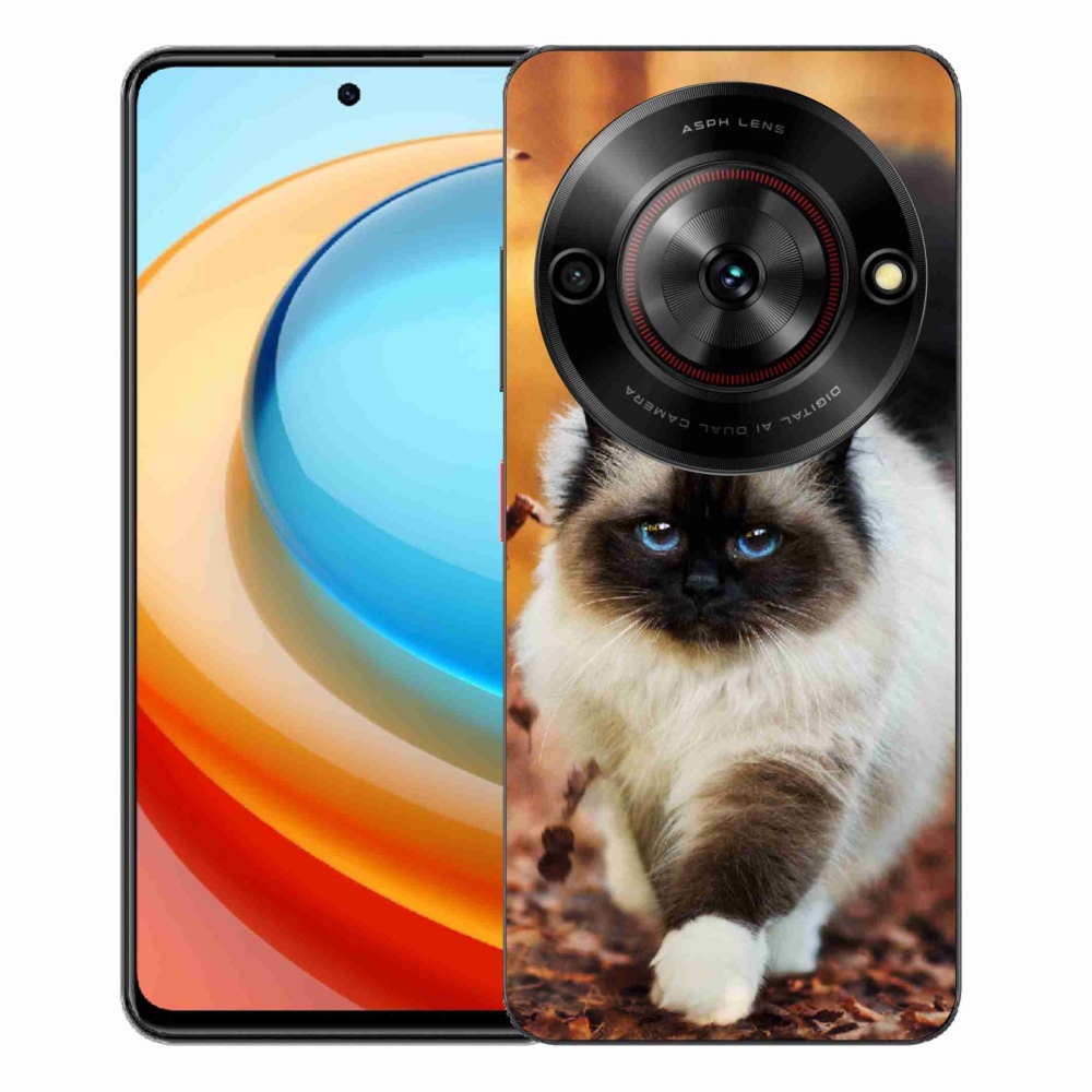 Gelový kryt mmCase na ZTE Blade A75 - kočka