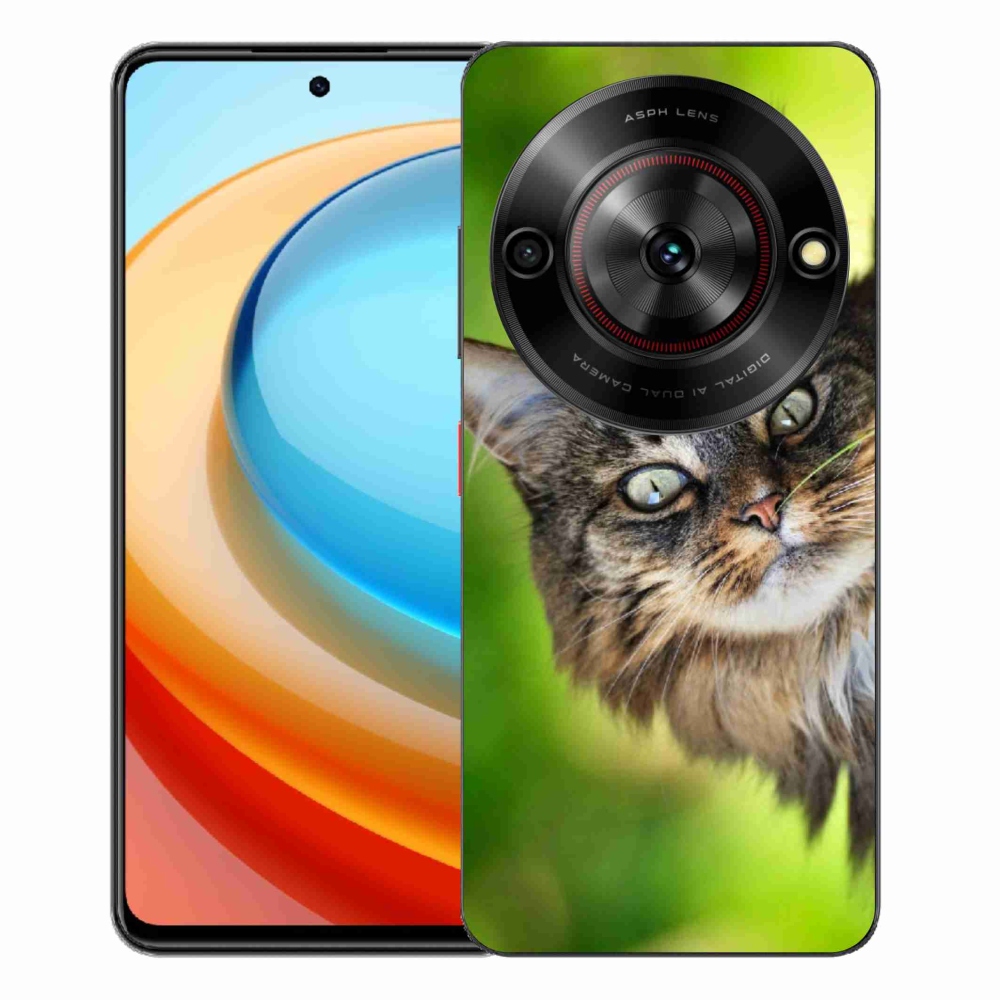 Gelový kryt mmCase na ZTE Blade A75 - kočka 3