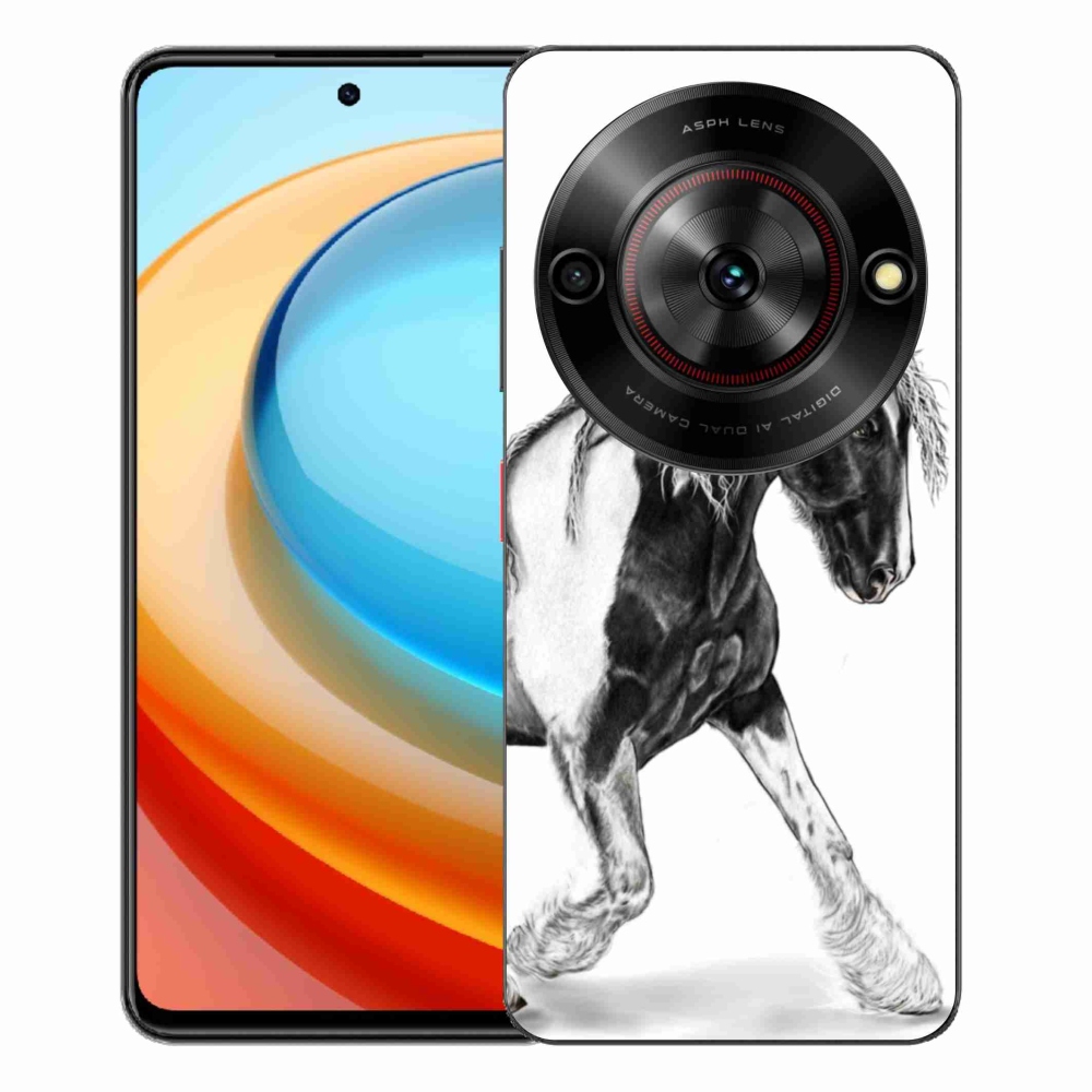 Gelový kryt mmCase na ZTE Blade A75 - kůň