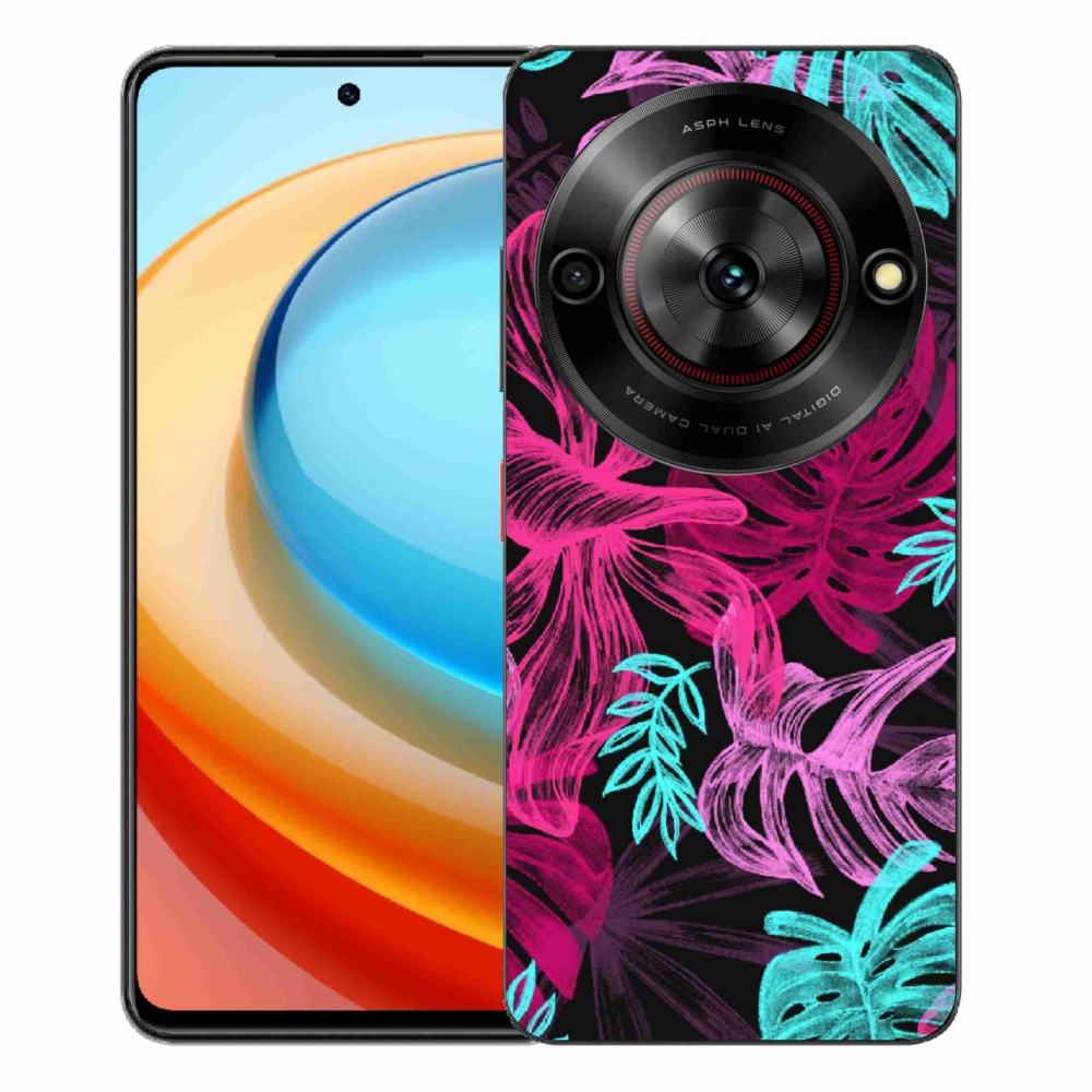 Gelový kryt mmCase na ZTE Blade A75 - květiny 1