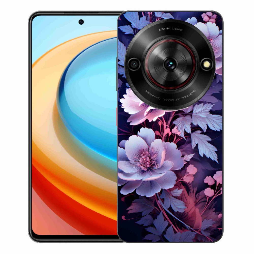 Gelový kryt mmCase na ZTE Blade A75 - květiny 11