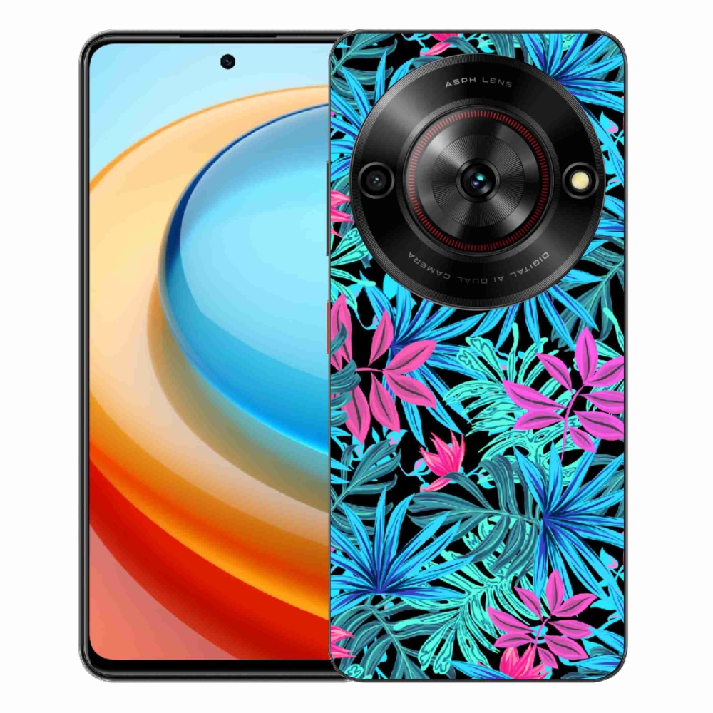 Gelový kryt mmCase na ZTE Blade A75 - květiny 3