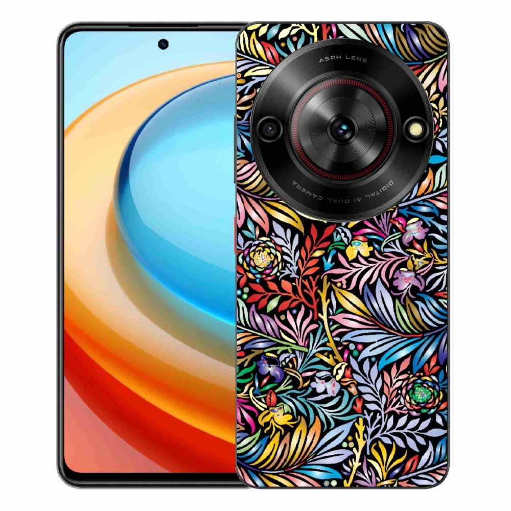 Gelový kryt mmCase na ZTE Blade A75 - květiny 5