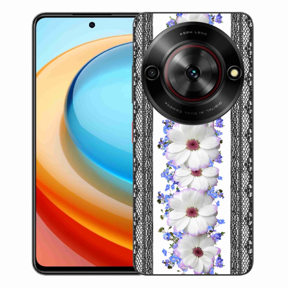 Gelový kryt mmCase na ZTE Blade A75 - květiny 8
