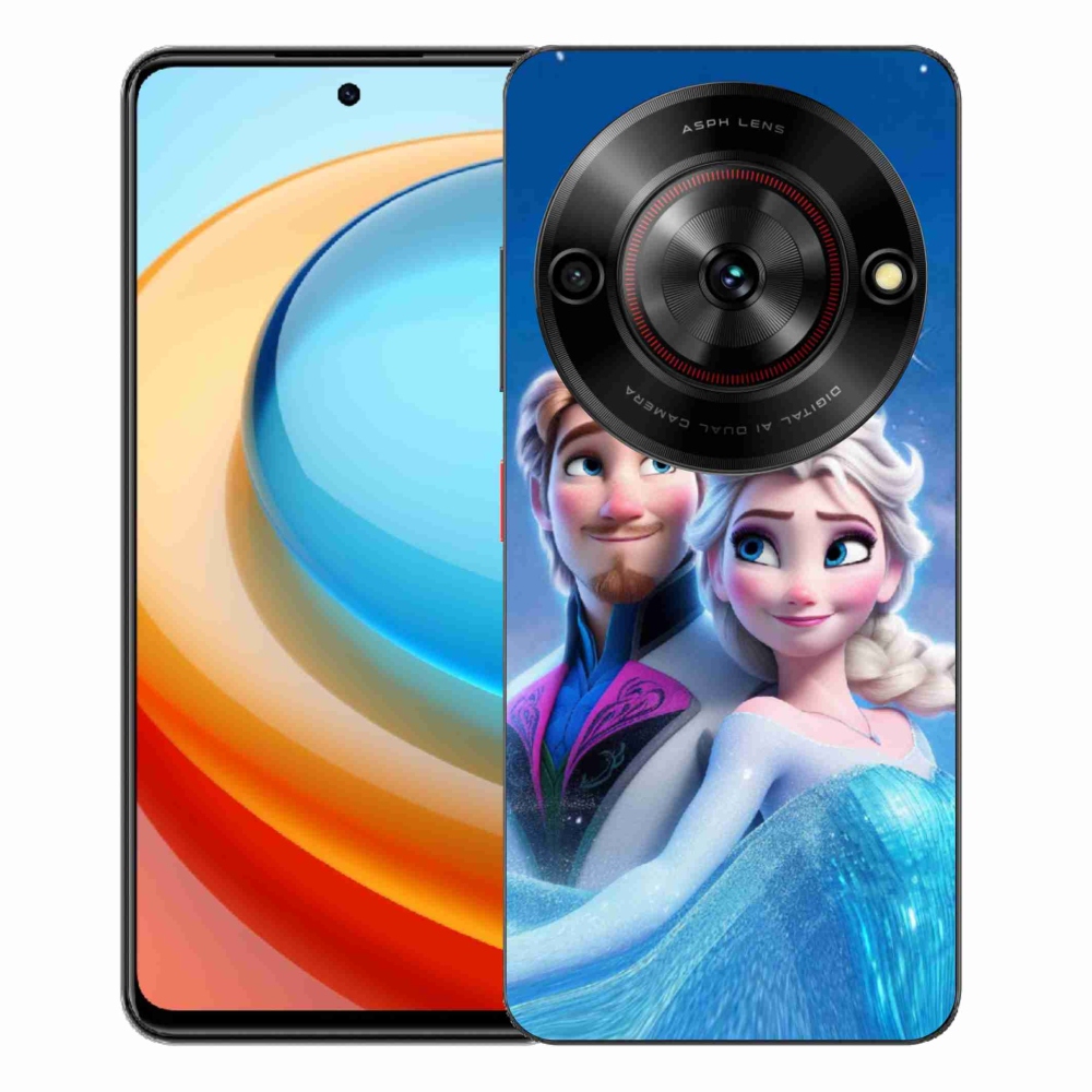 Gelový kryt mmCase na ZTE Blade A75 - ledové království 1
