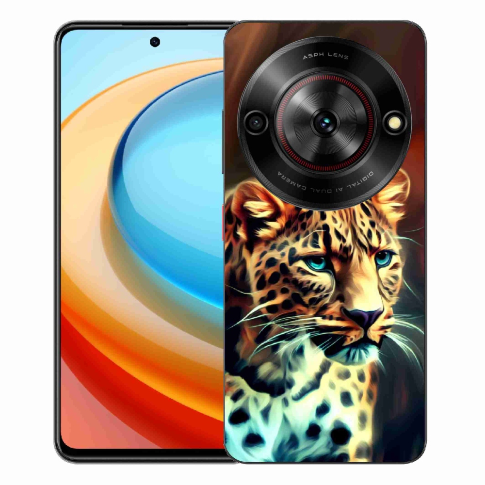 Gelový kryt mmCase na ZTE Blade A75 - leopard