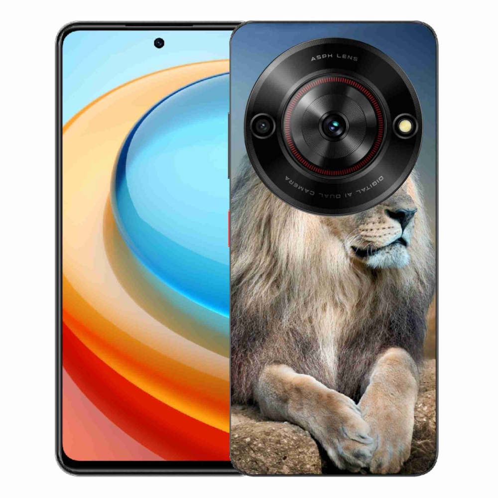 Gelový kryt mmCase na ZTE Blade A75 - lev 1