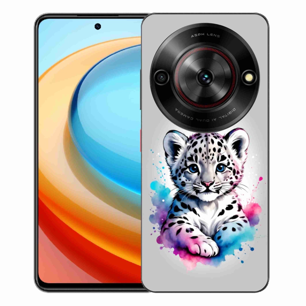 Gelový kryt mmCase na ZTE Blade A75 - levhartí mládě