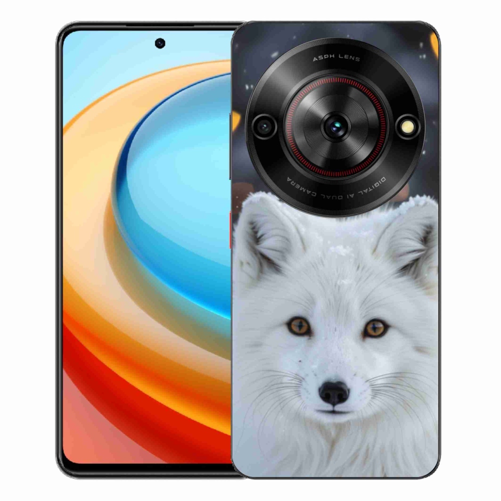 Gelový kryt mmCase na ZTE Blade A75 - liška polární