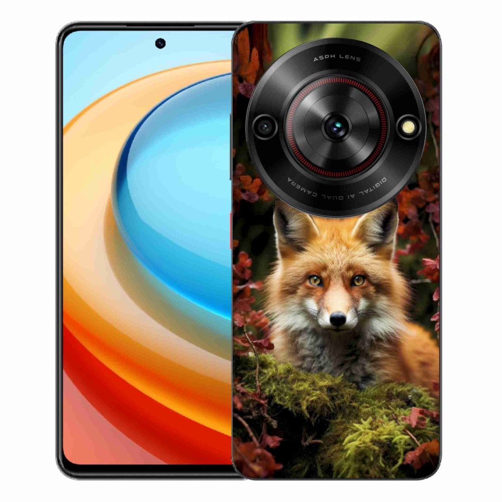 Gelový kryt mmCase na ZTE Blade A75 - liška v lese