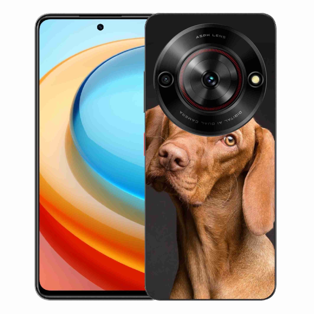 Gelový kryt mmCase na ZTE Blade A75 - maďarský ohař