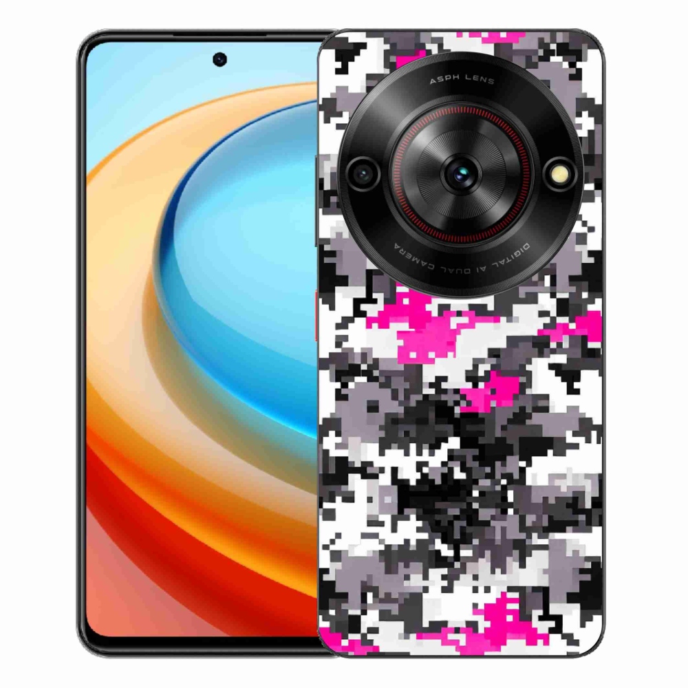 Gelový kryt mmCase na ZTE Blade A75 - maskáčový vzor 4