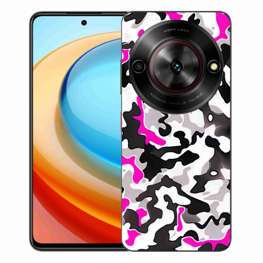 Gelový kryt mmCase na ZTE Blade A75 - maskáčový vzor 5