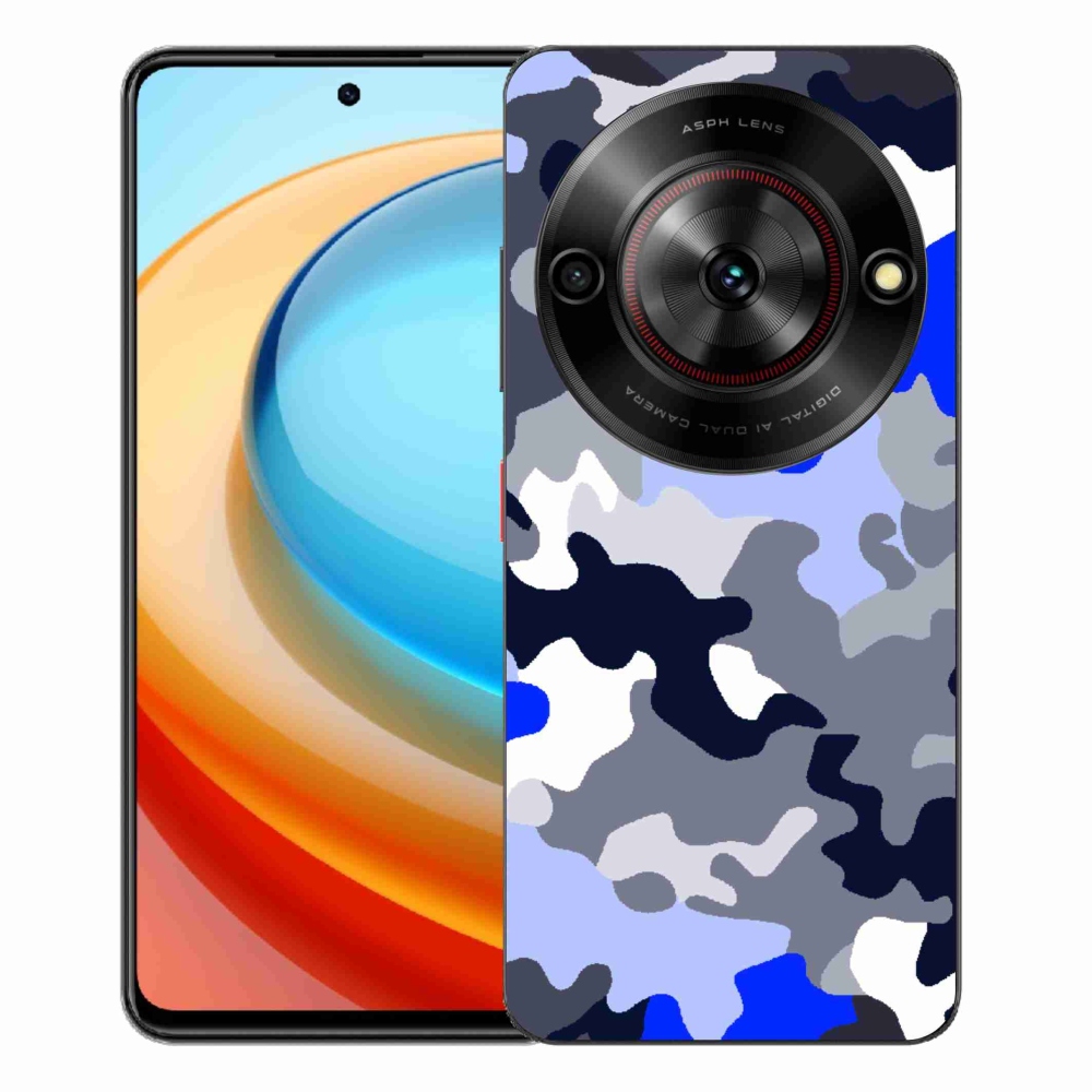 Gelový kryt mmCase na ZTE Blade A75 - maskáčový vzor 8