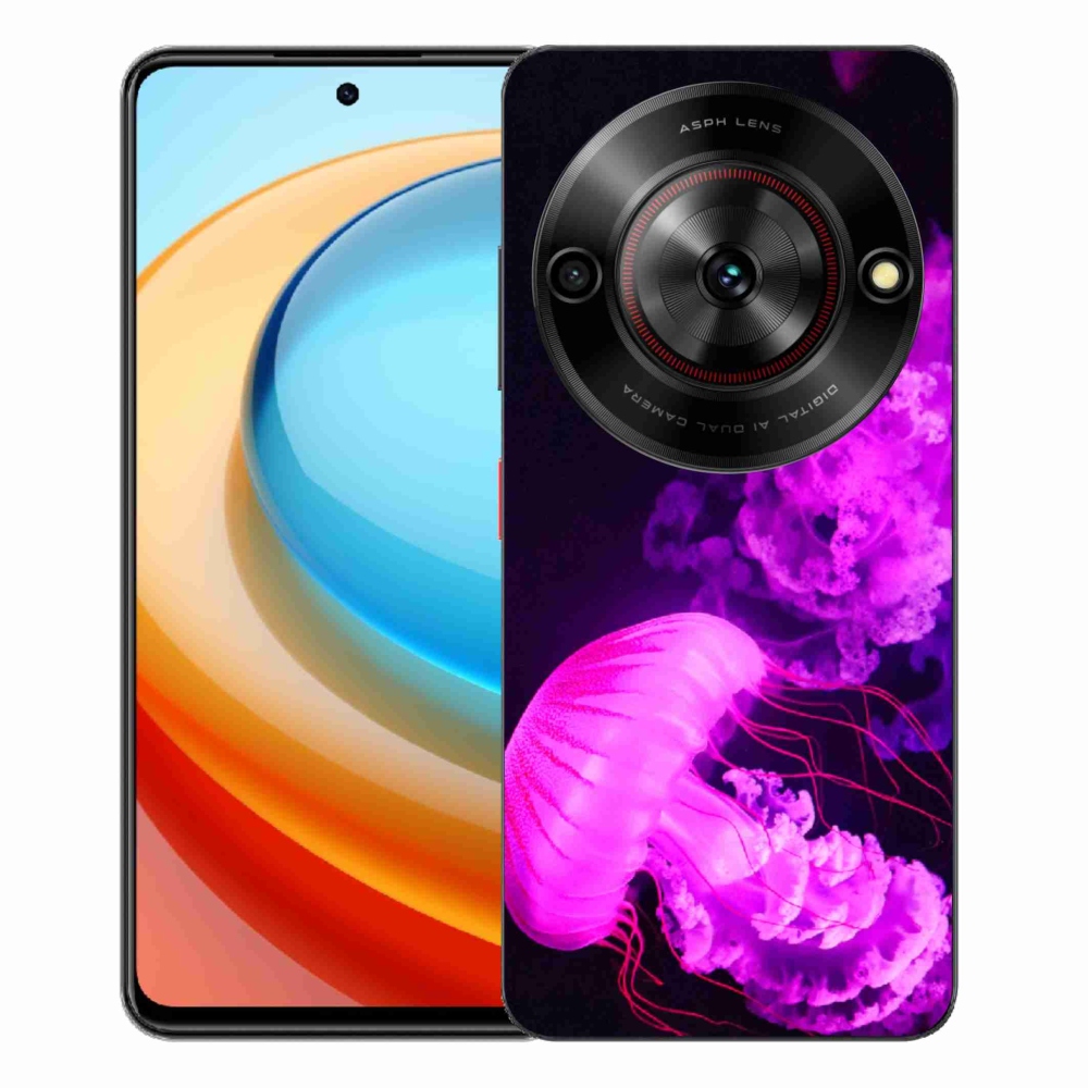 Gelový kryt mmCase na ZTE Blade A75 - medúza 1