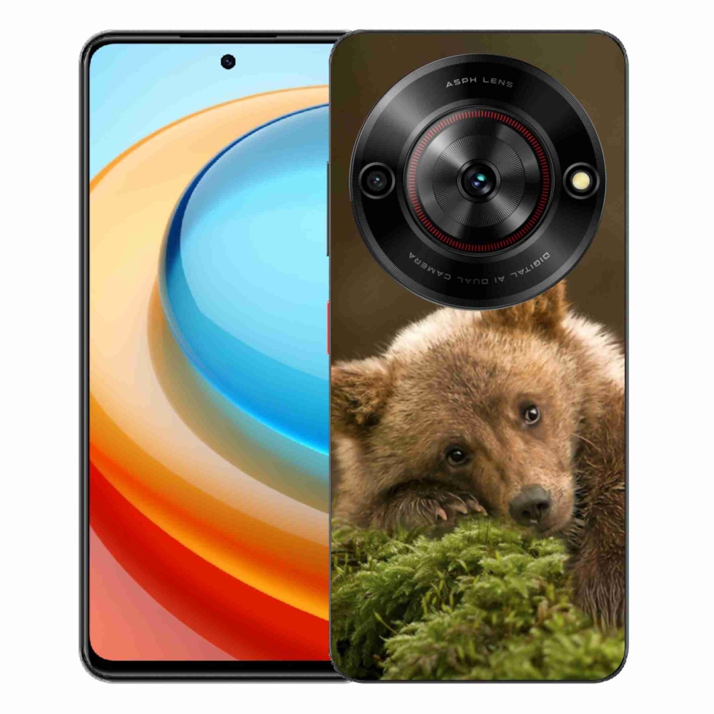 Gelový kryt mmCase na ZTE Blade A75 - medvěd