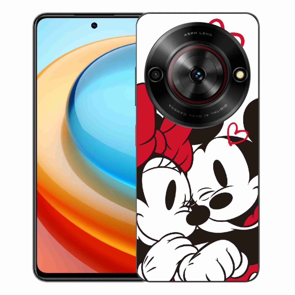 Gelový kryt mmCase na ZTE Blade A75 - minnie a mickey