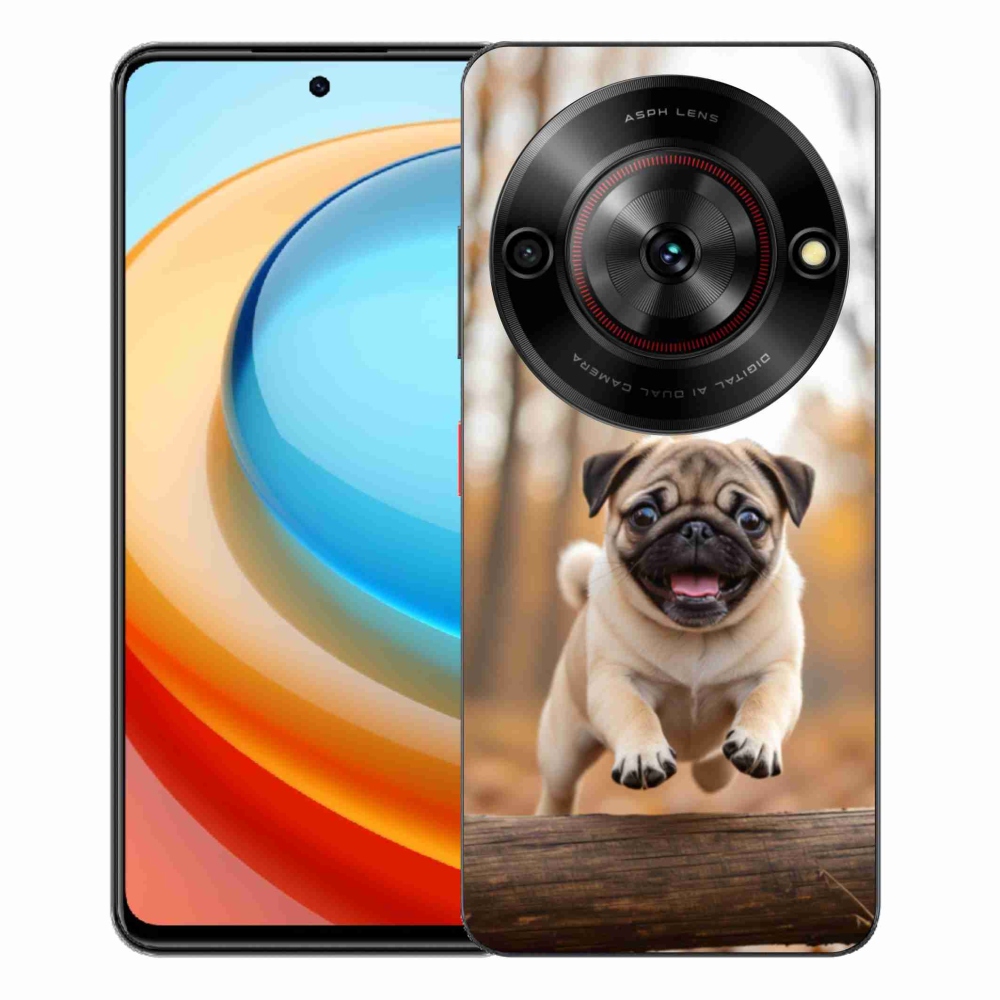 Gelový kryt mmCase na ZTE Blade A75 - mops 2