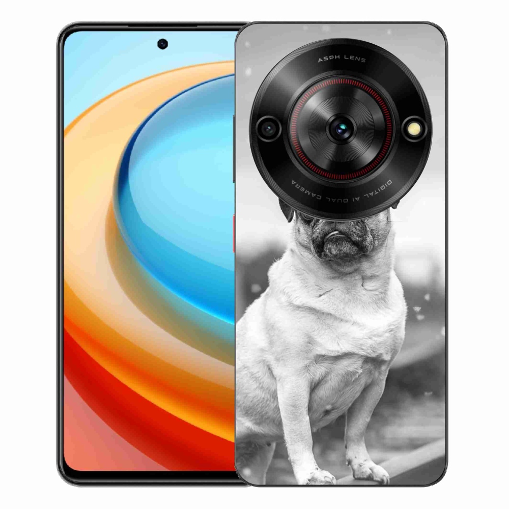 Gelový kryt mmCase na ZTE Blade A75 - mops