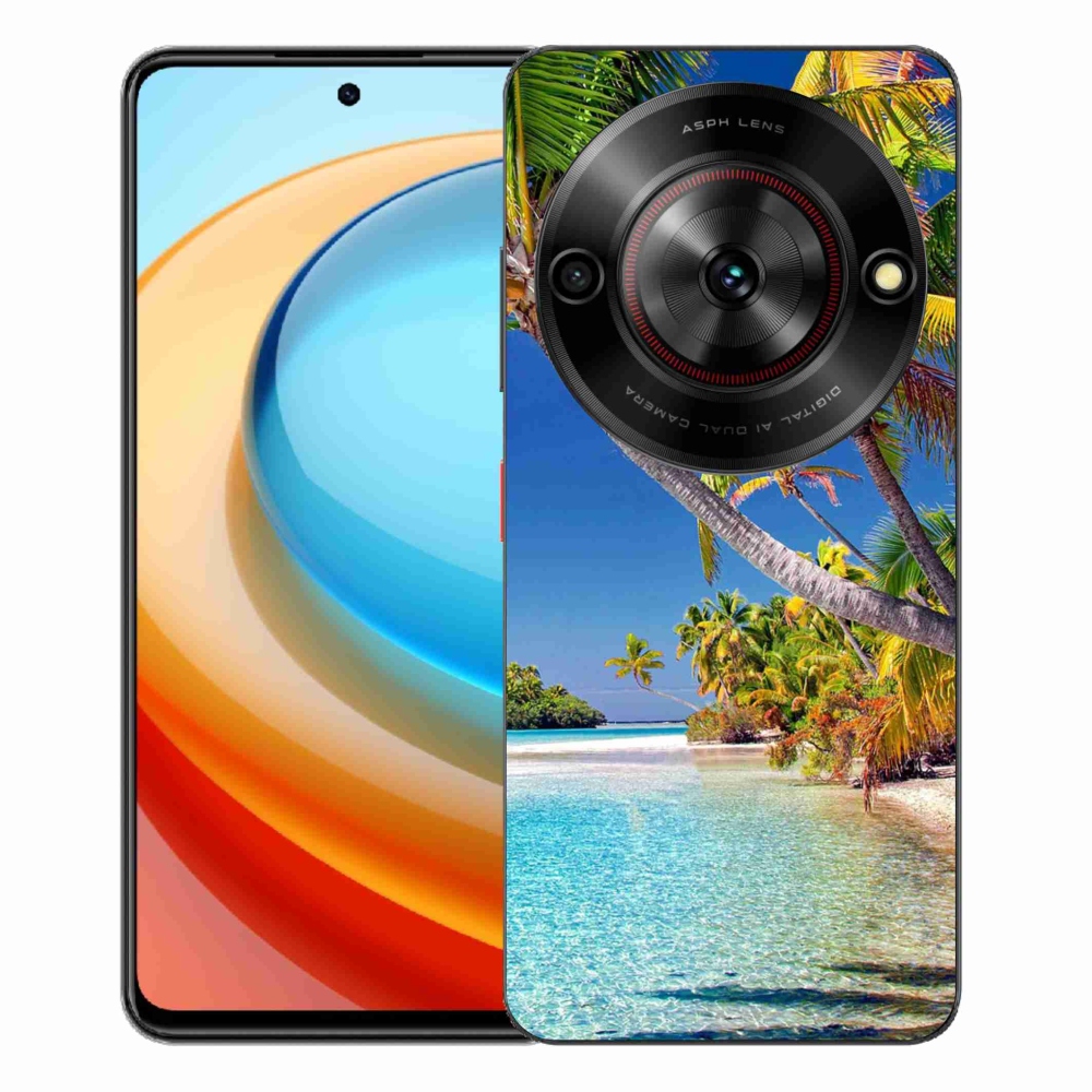 Gelový kryt mmCase na ZTE Blade A75 - mořská pláž