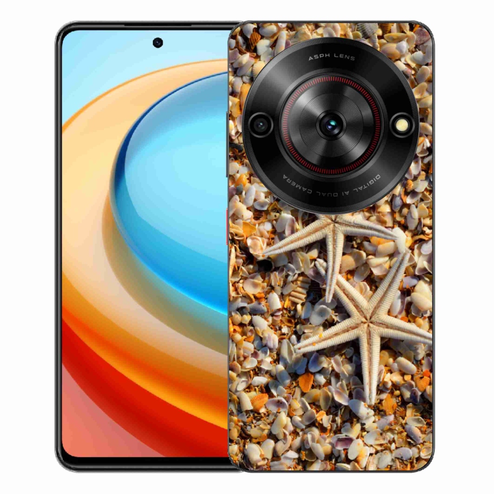 Gelový kryt mmCase na ZTE Blade A75 - mořské hvězdice