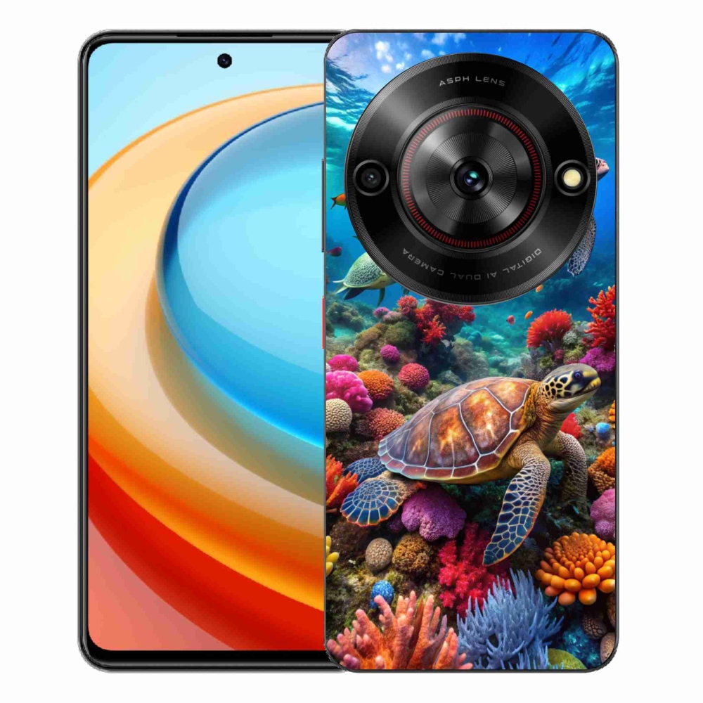 Gelový kryt mmCase na ZTE Blade A75 - mořský svět 2