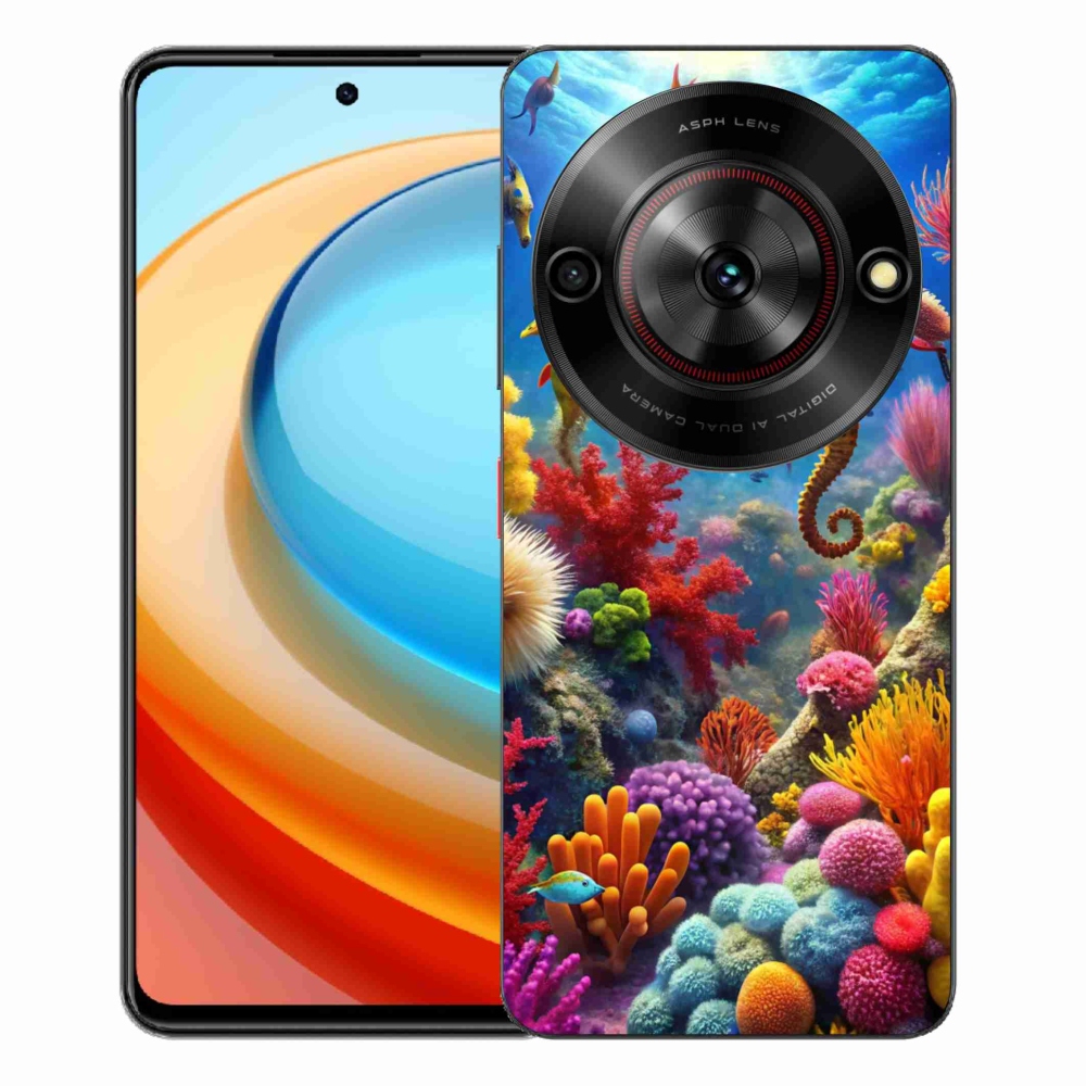 Gelový kryt mmCase na ZTE Blade A75 - mořský svět 3