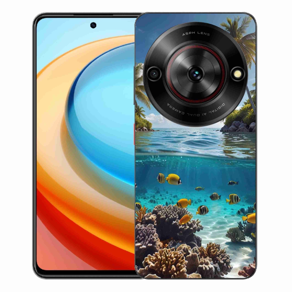 Gelový kryt mmCase na ZTE Blade A75 - mořský svět 4
