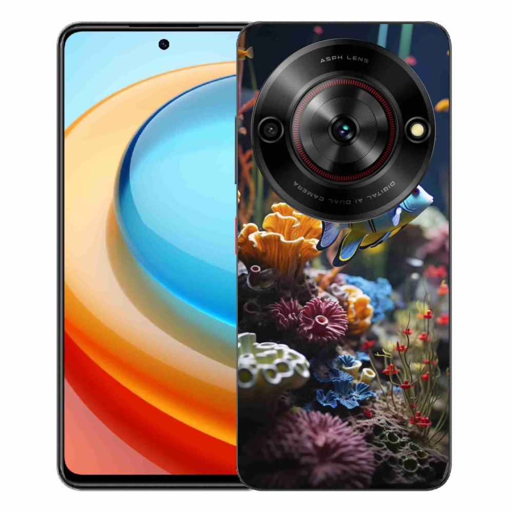 Gelový kryt mmCase na ZTE Blade A75 - mořský svět 5