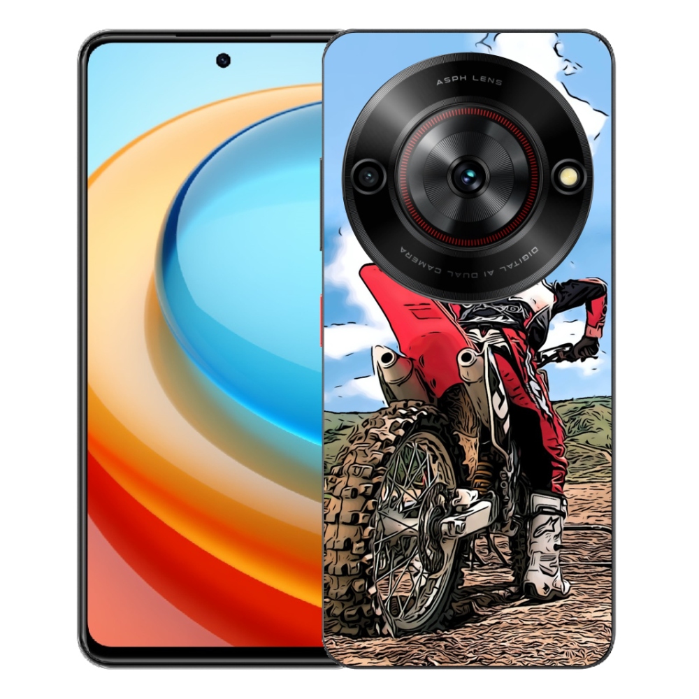 Gelový kryt mmCase na ZTE Blade A75 - moto
