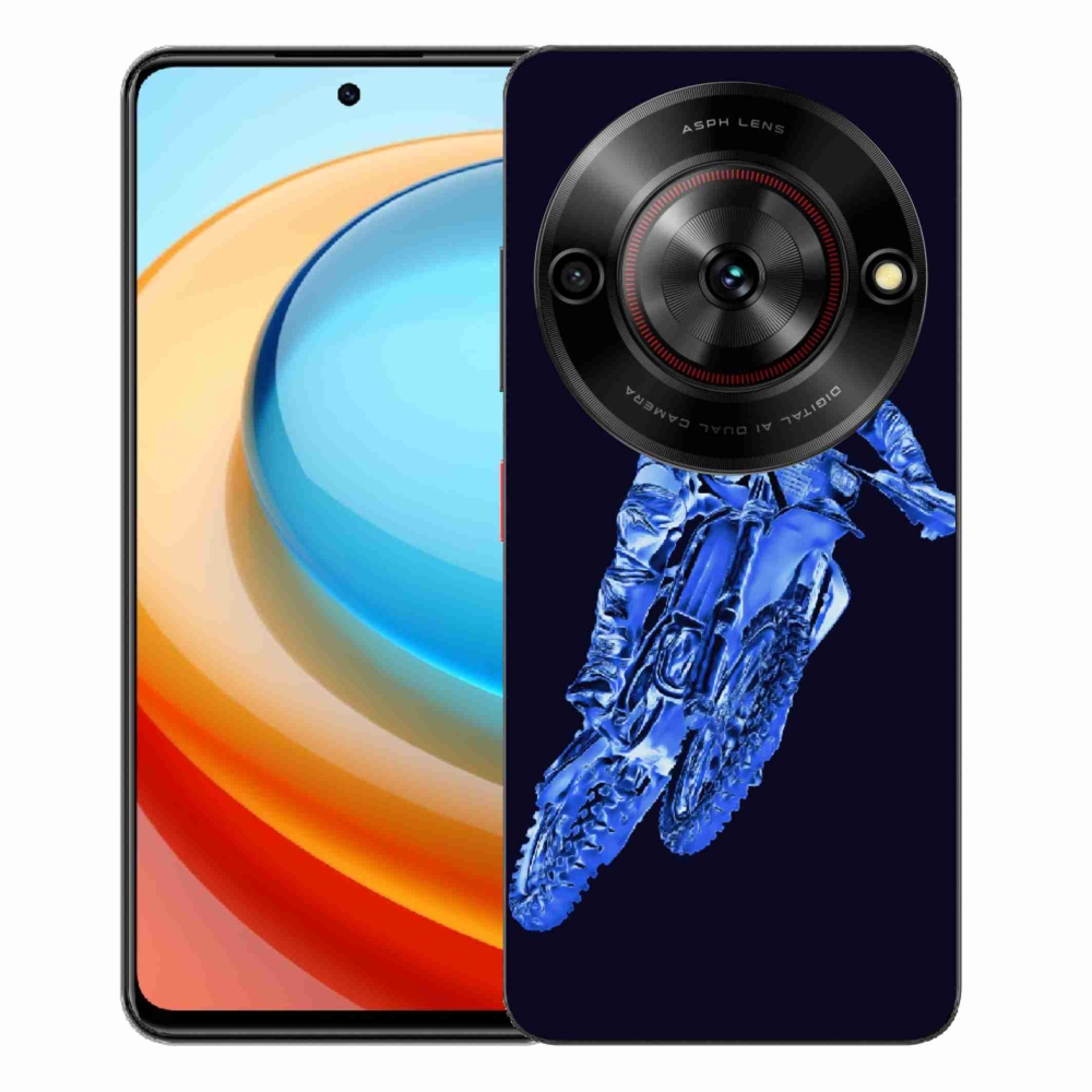 Gelový kryt mmCase na ZTE Blade A75 - motocross 1