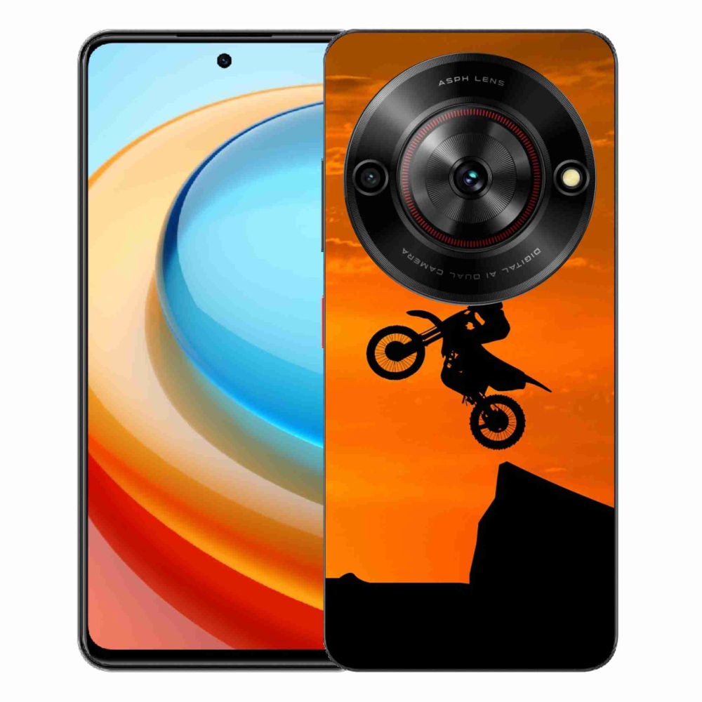 Gelový kryt mmCase na ZTE Blade A75 - motocross